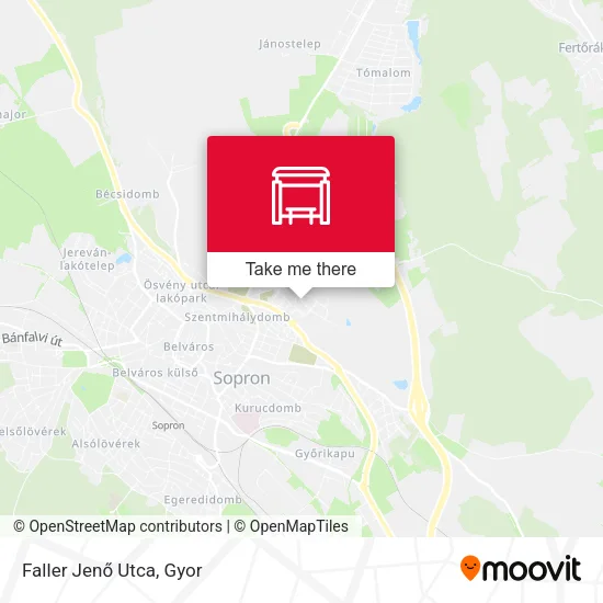 Faller Jenő Utca map