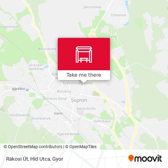 Rákosi Út, Híd Utca map