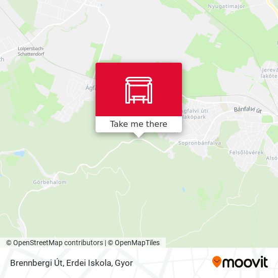 Brennbergi Út, Erdei Iskola map