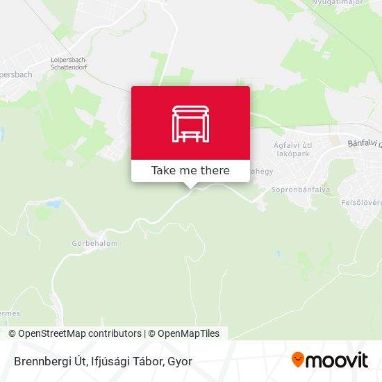 Brennbergi Út, Ifjúsági Tábor map