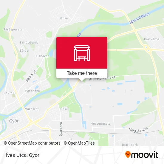 Íves Utca map