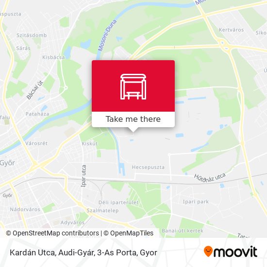 Kardán Utca, Audi-Gyár, 3-As Porta map