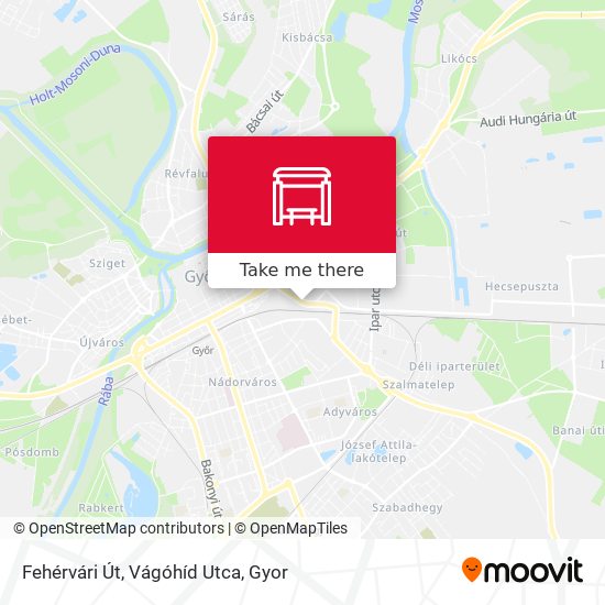 Fehérvári Út, Vágóhíd Utca map