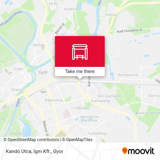 Kandó Utca, Igm Kft. map