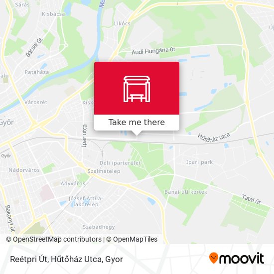 Reétpri Út, Hűtőház Utca map