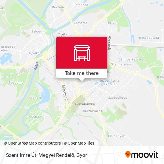 Szent Imre Út, Megyei Rendelő map