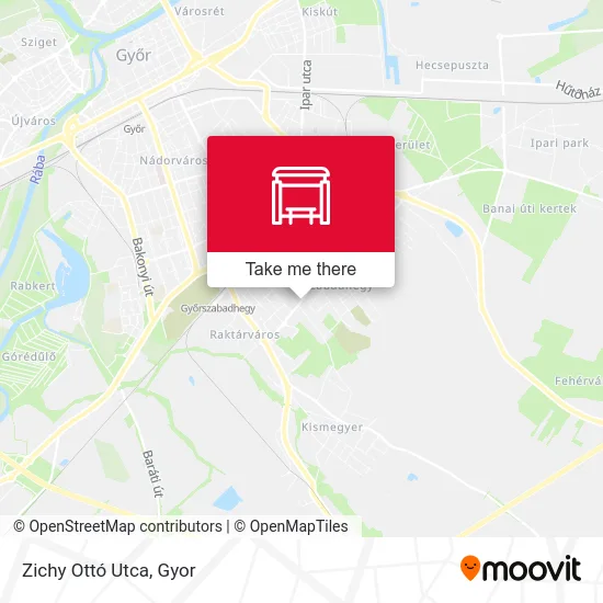 Zichy Ottó Utca map