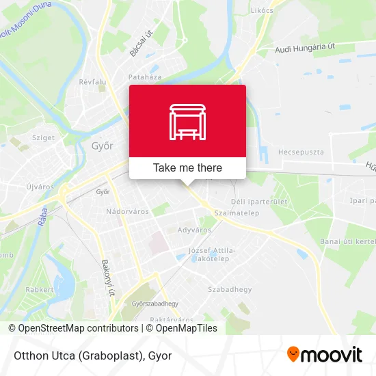 Otthon Utca (Graboplast) map