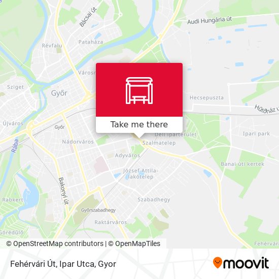 Fehérvári Út, Ipar Utca map