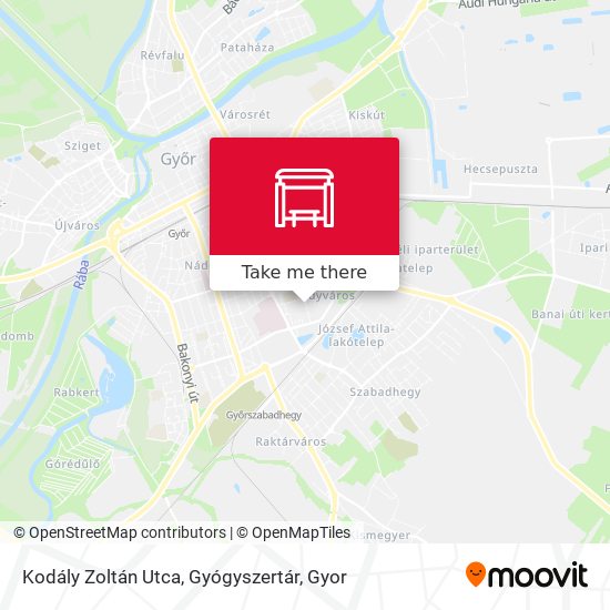 Kodály Zoltán Utca, Gyógyszertár map