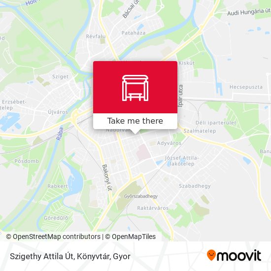 Szigethy Attila Út, Könyvtár map