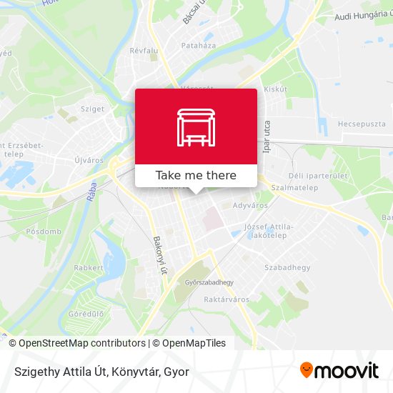 Szigethy Attila Út, Könyvtár map