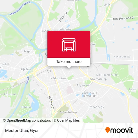 Mester Utca map