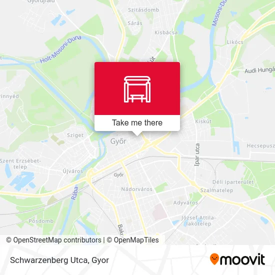 Schwarzenberg Utca map