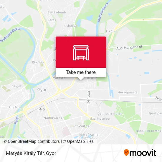 Mátyás Király Tér map