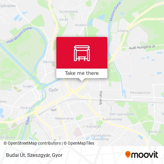 Budai Út, Szeszgyár map