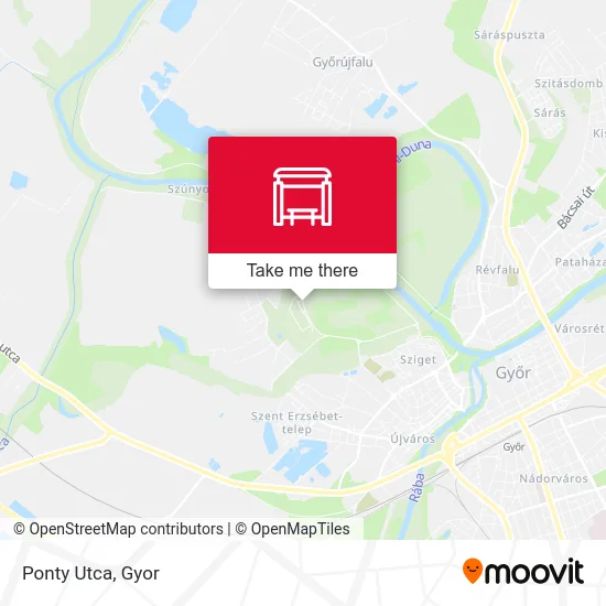 Ponty Utca map