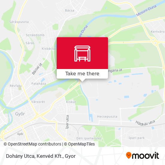Dohány Utca, Kenvéd Kft. map