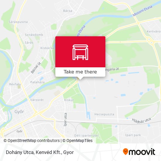 Dohány Utca, Kenvéd Kft. map