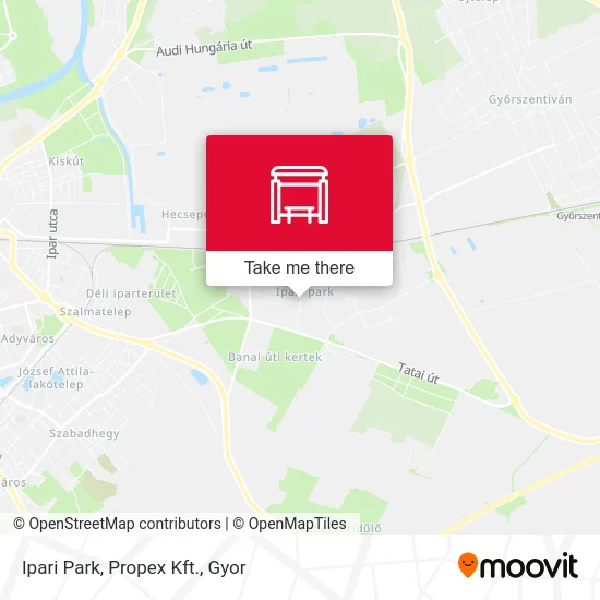 Ipari Park, Propex Kft. map