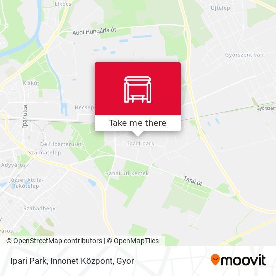 Ipari Park, Innonet Központ map