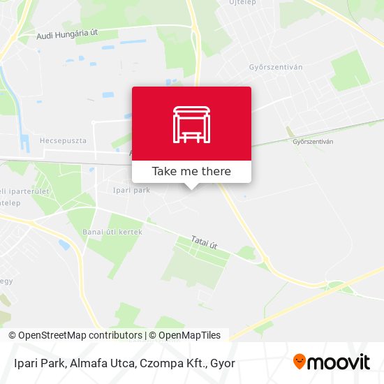 Ipari Park, Almafa Utca, Czompa Kft. map