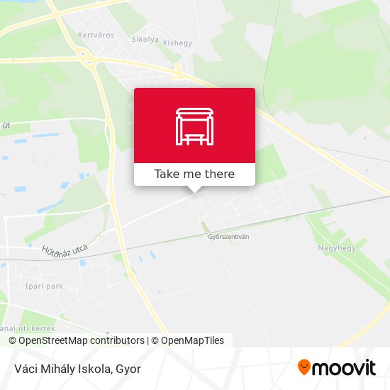 Váci Mihály Iskola map