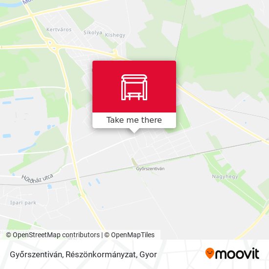 Győrszentiván, Részönkormányzat map