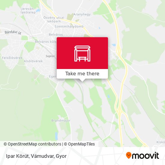 Ipar Körút, Vámudvar map