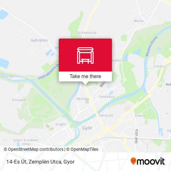 14-Es Út, Zemplén Utca map