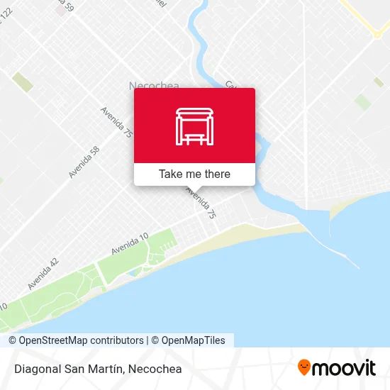 Diagonal San Martín map