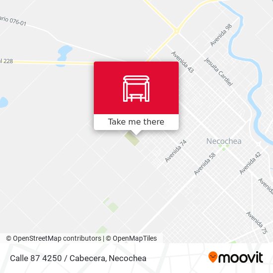 Mapa de Calle 87 4250 / Cabecera