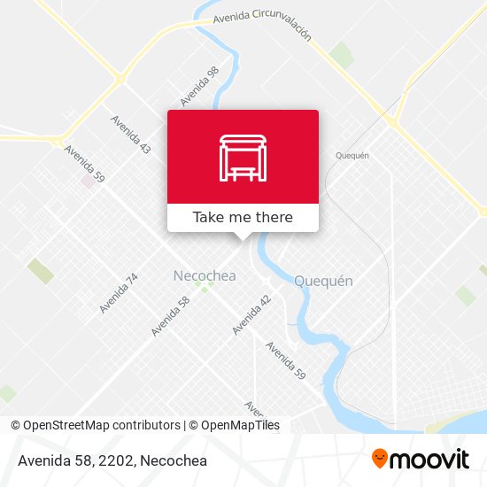 Mapa de Avenida 58, 2202