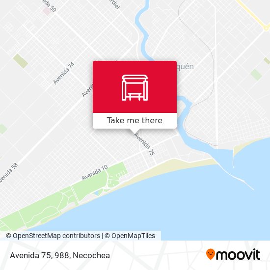 Mapa de Avenida 75, 988