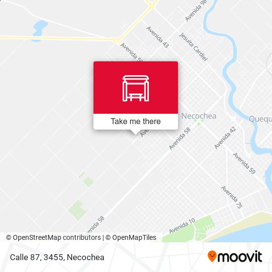Mapa de Calle 87, 3455