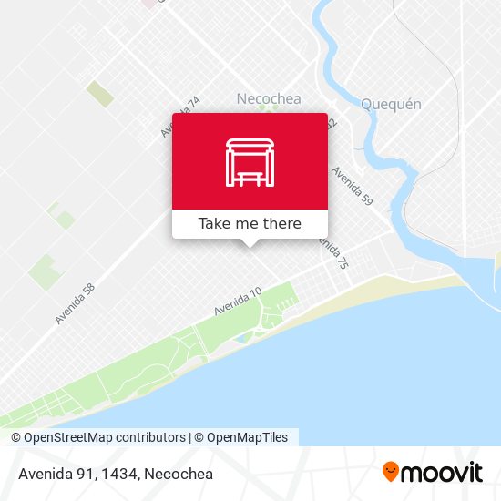 Mapa de Avenida 91, 1434