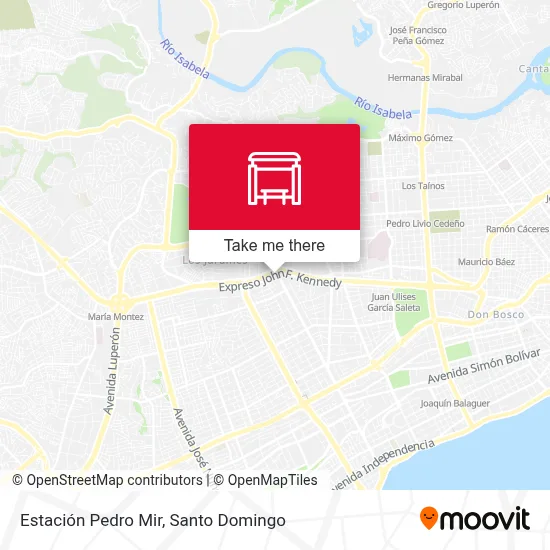 Estación Pedro Mir map