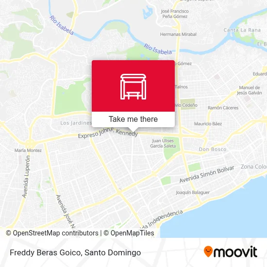 Freddy Beras Goico map