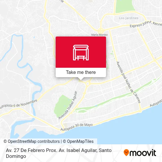 Mapa de Av. 27 De Febrero Prox. Av. Isabel Aguilar