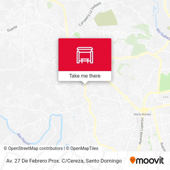 Mapa de Av. 27 De Febrero Prox. C / Cereza