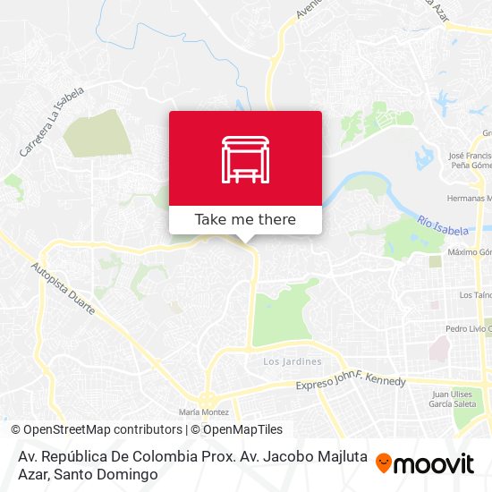 Av. República De Colombia Prox. Av. Jacobo Majluta Azar map