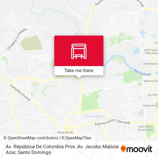 Mapa de Av. República De Colombia Prox. Av. Jacobo Majluta Azar