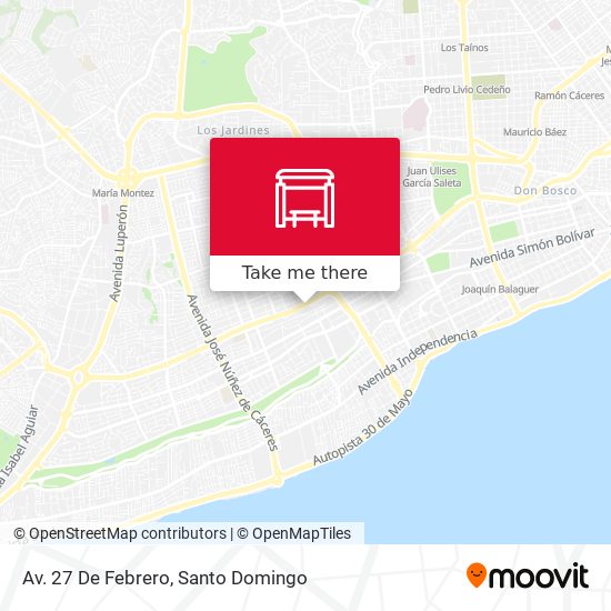 Av. 27 De Febrero map