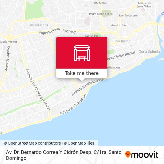 Mapa de Av. Dr. Bernardo Correa Y Cidrón Desp. C / 1ra