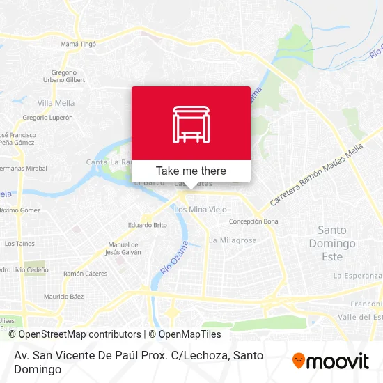 Av. San Vicente De Paúl Prox. C / Lechoza map