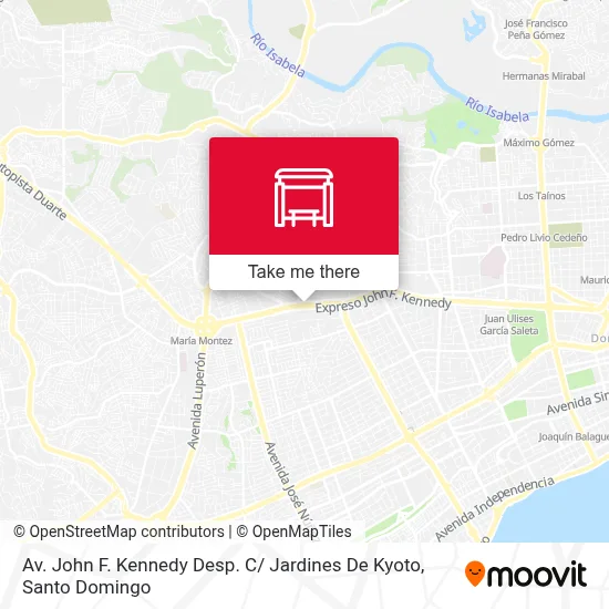 Av. John F. Kennedy Desp. C/ Jardines De Kyoto map
