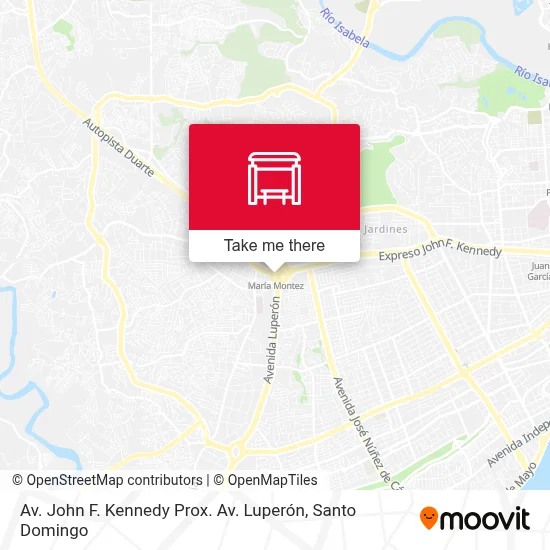 Mapa de Av. John F. Kennedy Prox. Av. Luperón