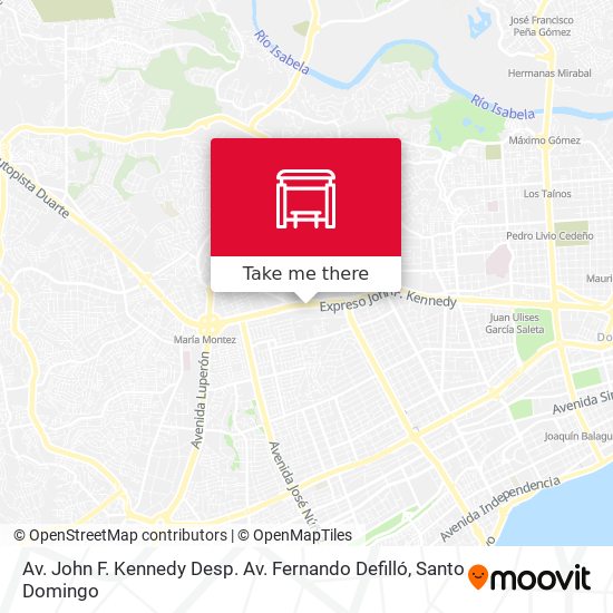 Mapa de Av. John F. Kennedy Desp. Av. Fernando Defilló