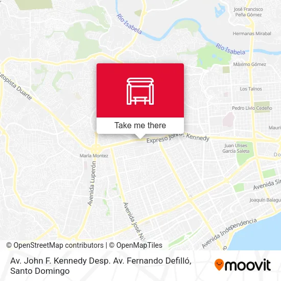 Mapa de Av. John F. Kennedy Desp. Av. Fernando Defilló