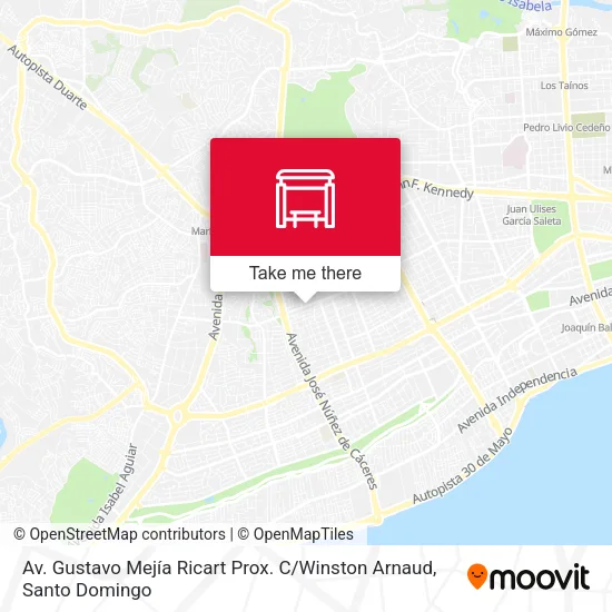 Mapa de Av. Gustavo Mejía Ricart Prox. C / Winston Arnaud